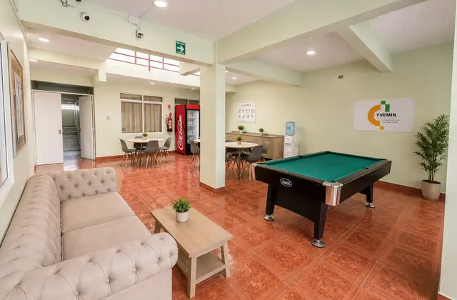 Sala de recreación y descanso para trabajadores